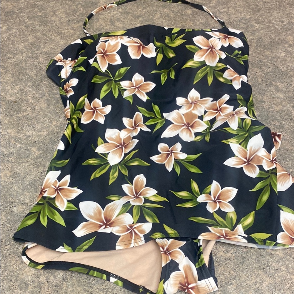 Floral One-Piece Swimsuit by Beach Bay